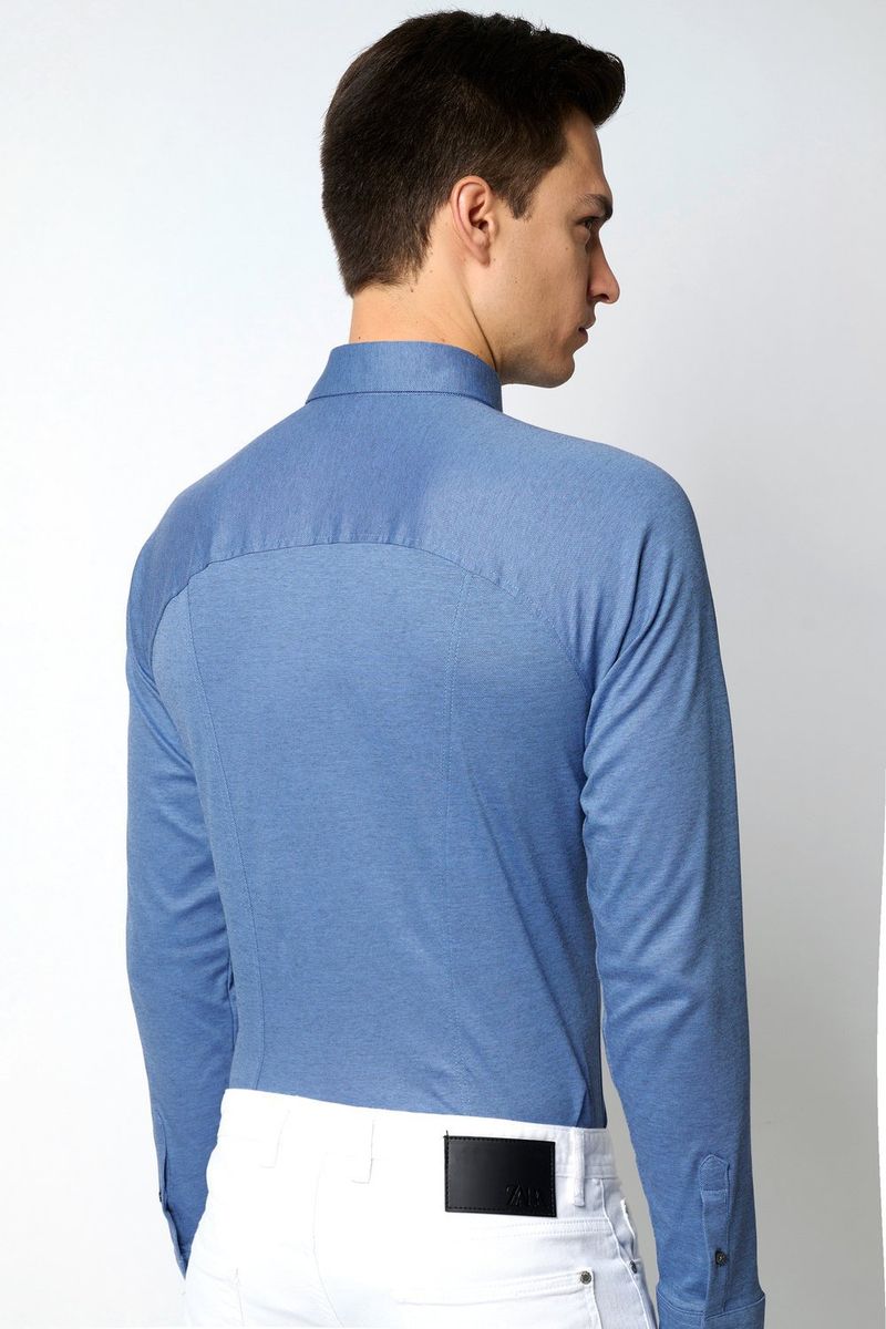 Desoto Overhemd Kent Blauw