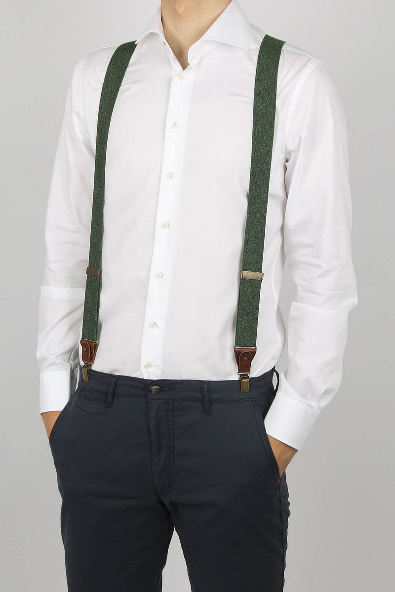 Sir Redman Luxe Bretels Essential Donkergroen