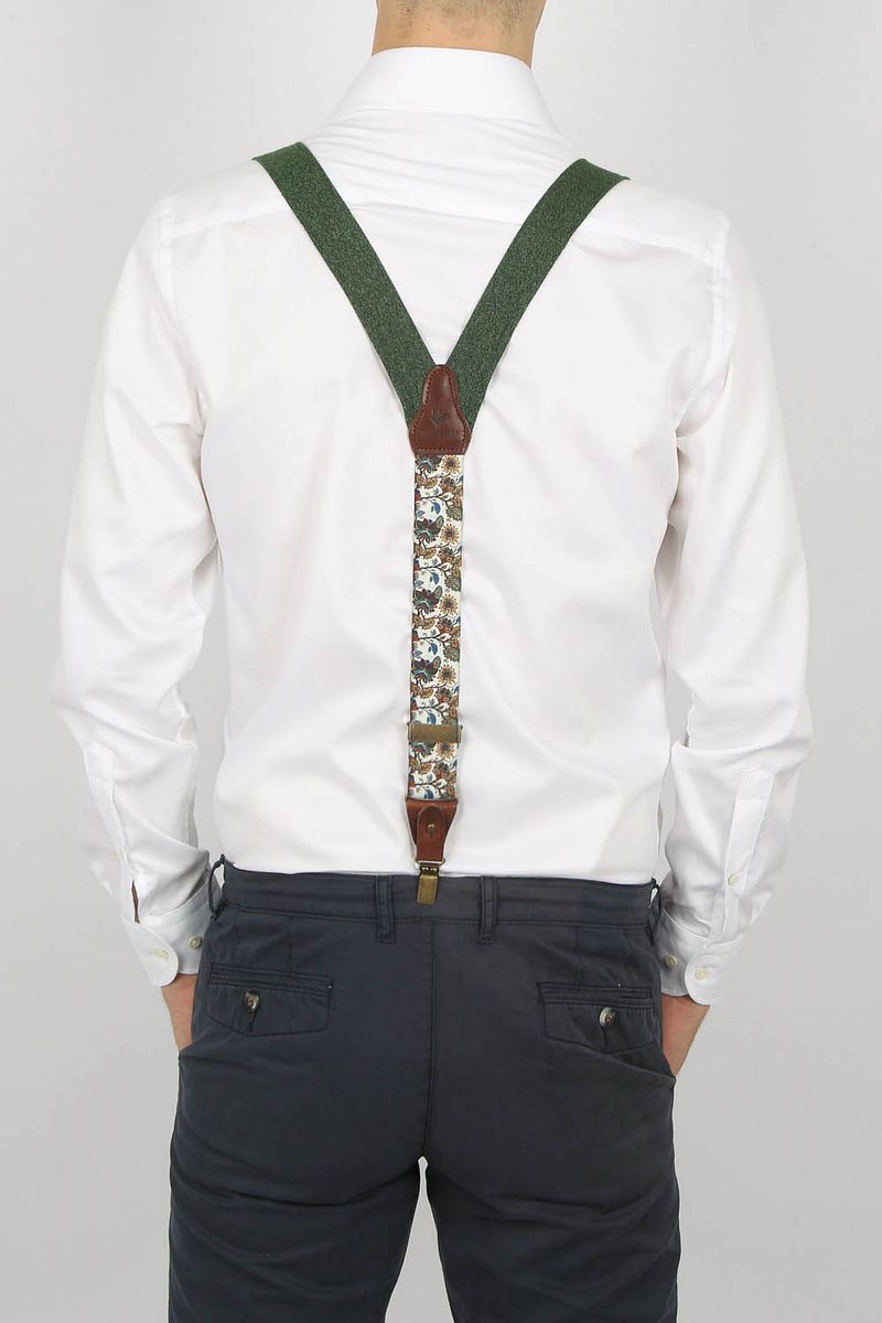 Sir Redman Luxe Bretels Essential Donkergroen