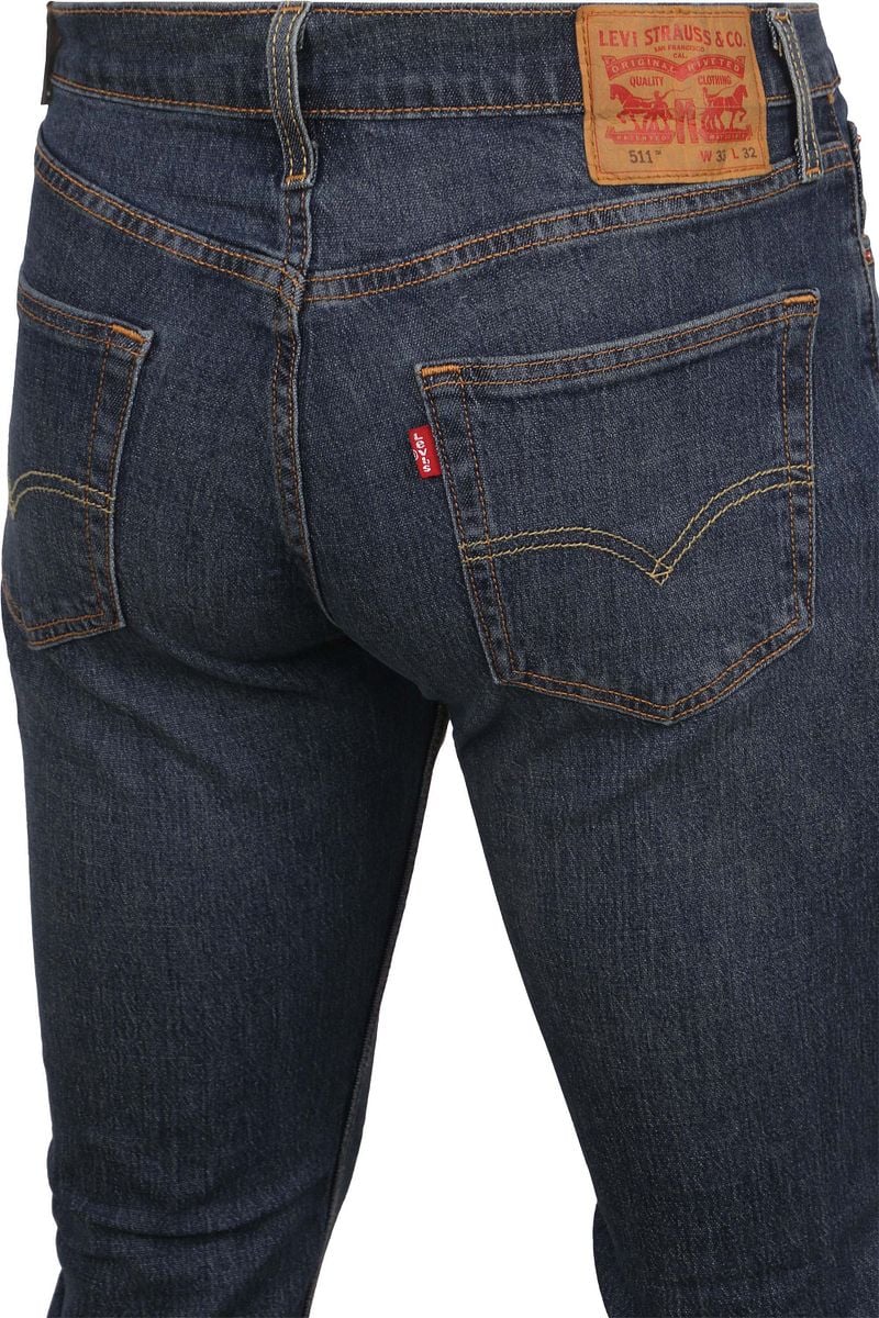 Levi's 511 Denim Jeans Donkerblauw