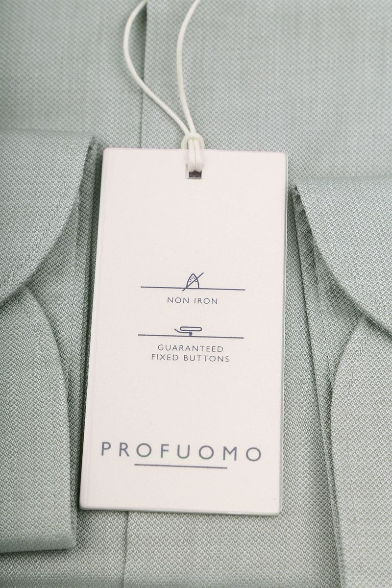 Profuomo Dobby Overhemd Lichtgroen