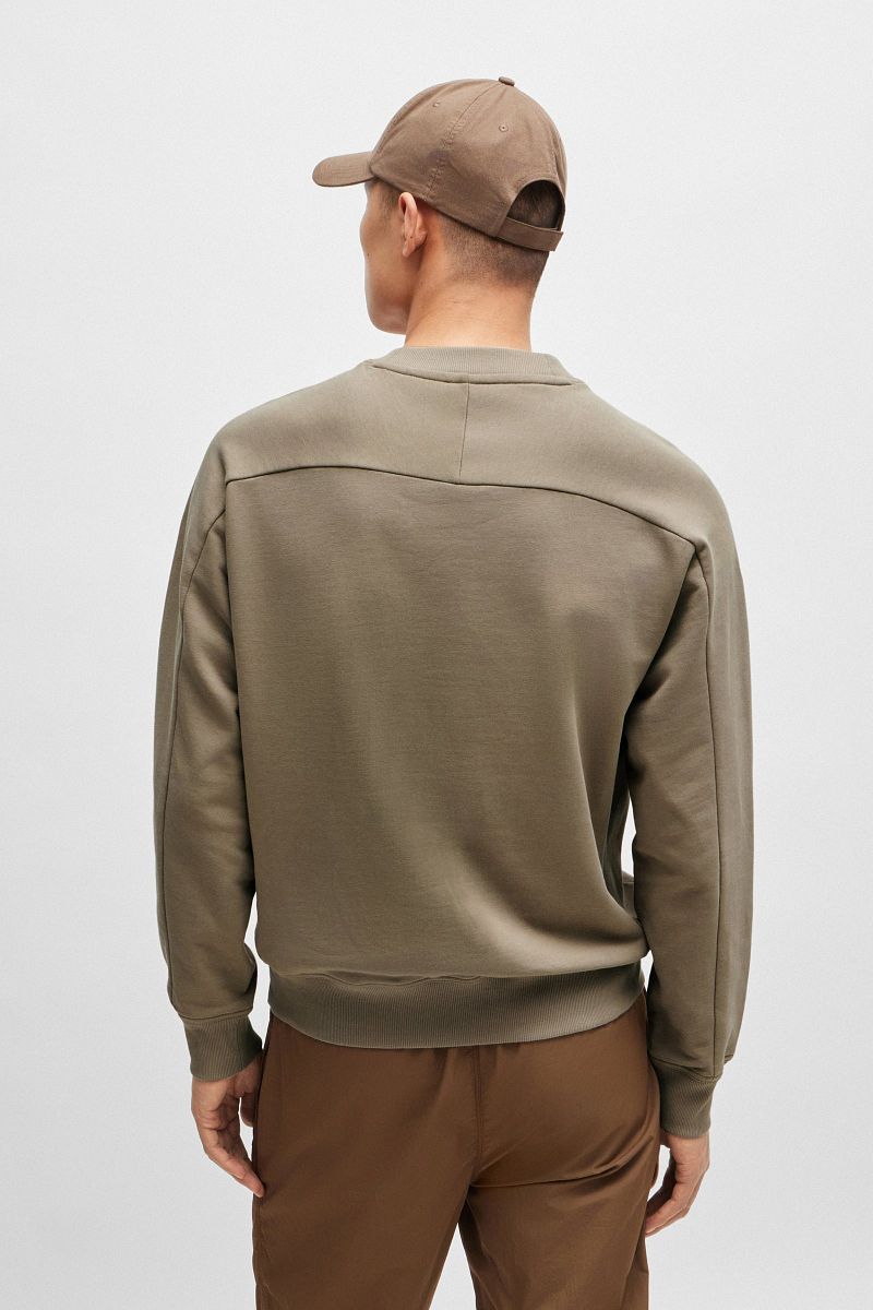 Boss Trui Pocket Cargo Lichtbruin
