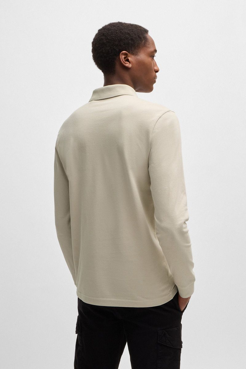 Boss Passerby Polo Ecru