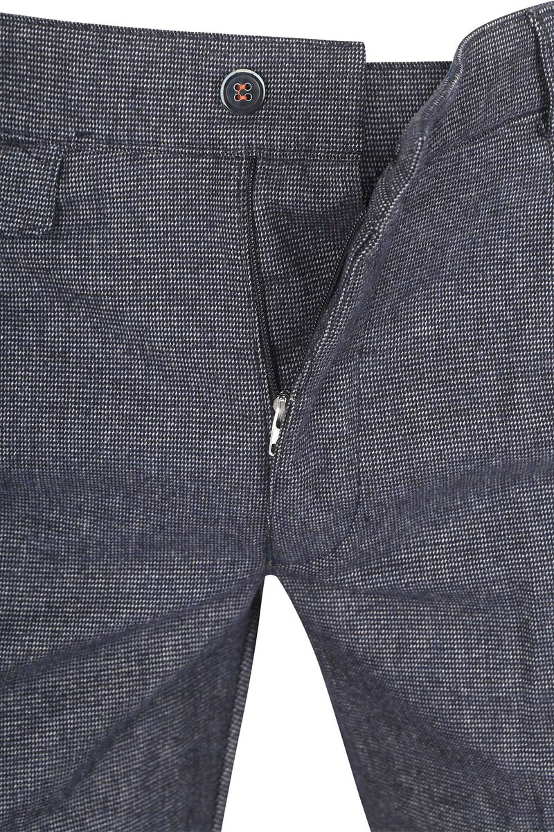 Suitable Chino Pico Pleat Navy