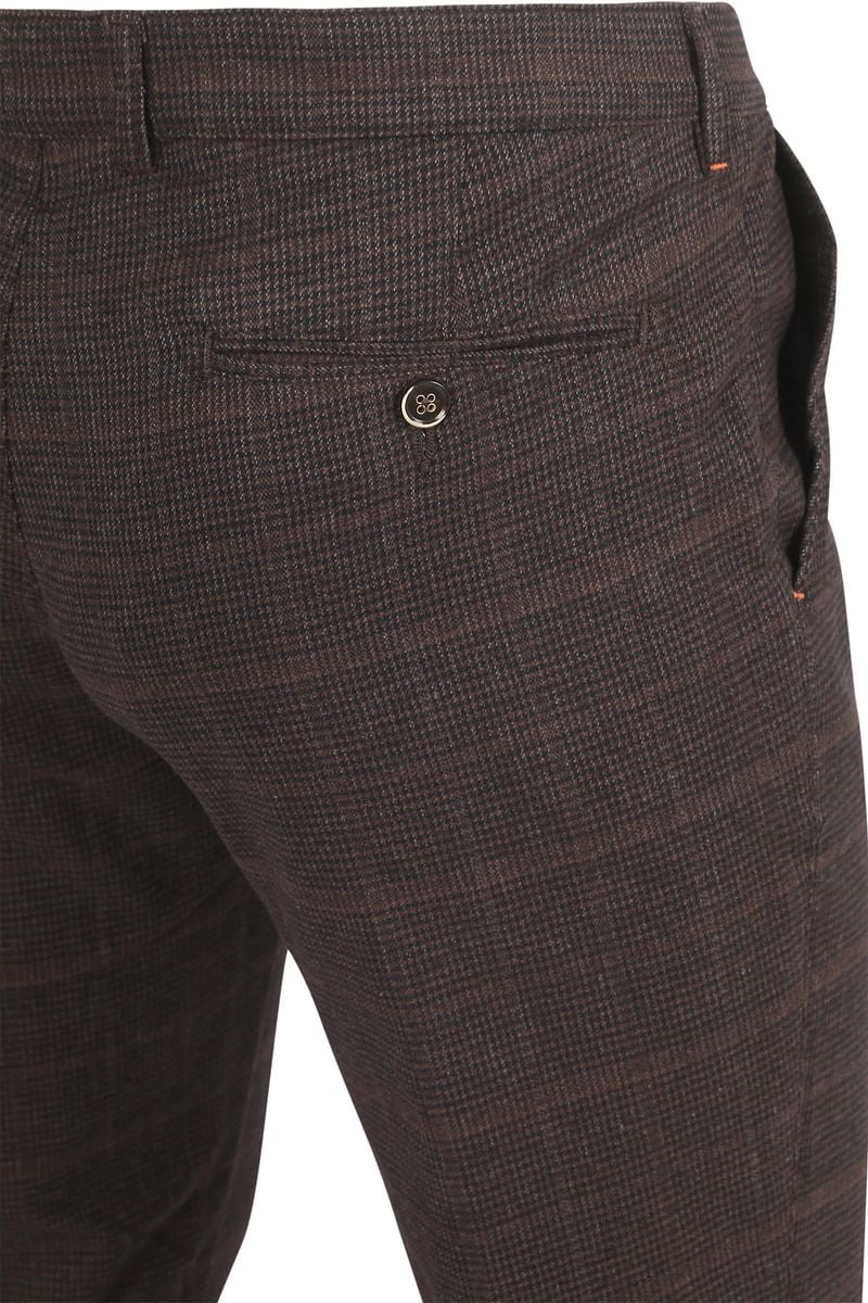 Suitable Chino Pico Pleat Ruiten Bruin