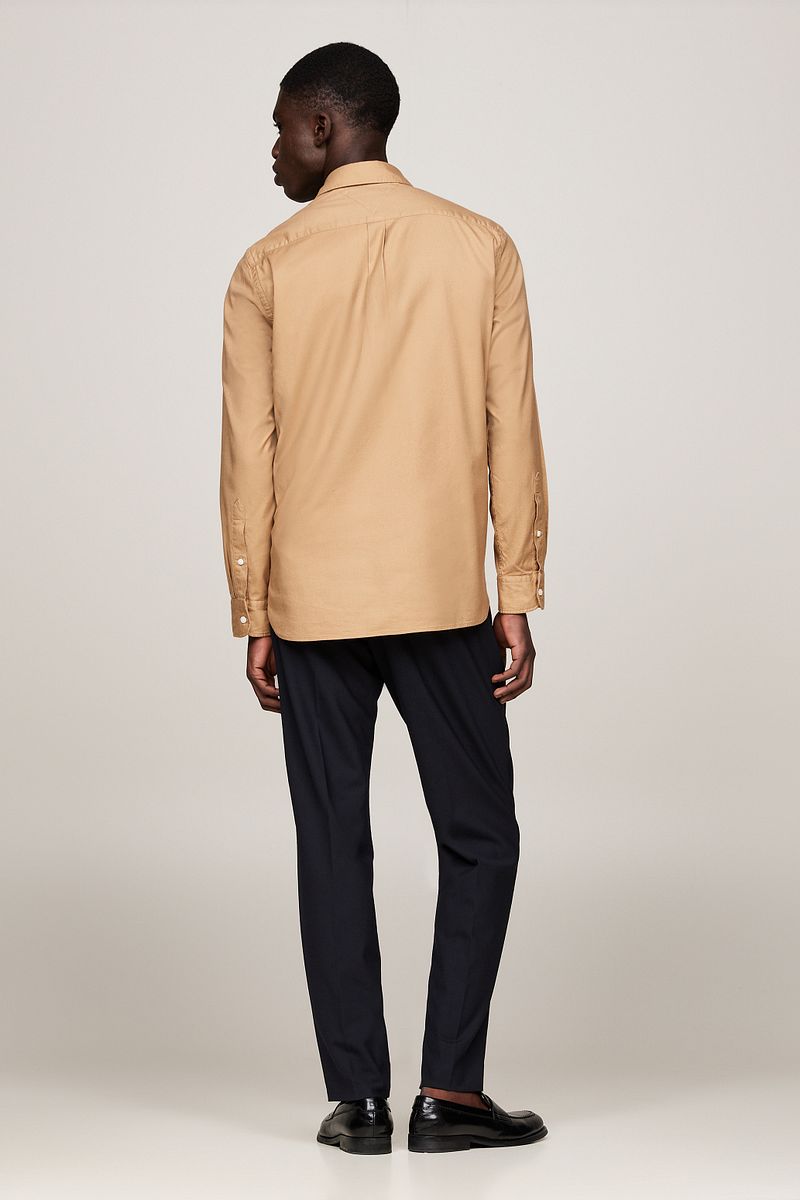 Tommy Hilfiger Overhemd Brushed Beige
