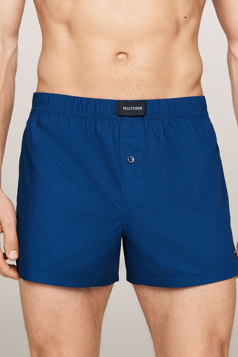 Tommy Hilfiger Boxer Woven 2-Pack Rot Blau - Größe XL günstig online kaufen