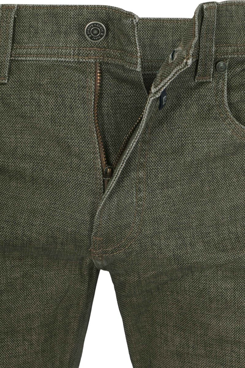 Pierre Cardin Trousers Lyon Tapered Olivgrün - Größe W 36 - L 30 günstig online kaufen