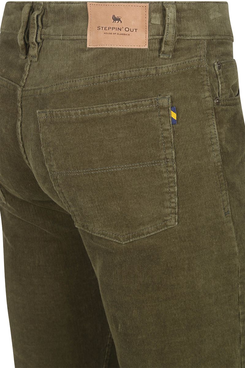 Steppin' Out Corduroy Broek Johnson Groen