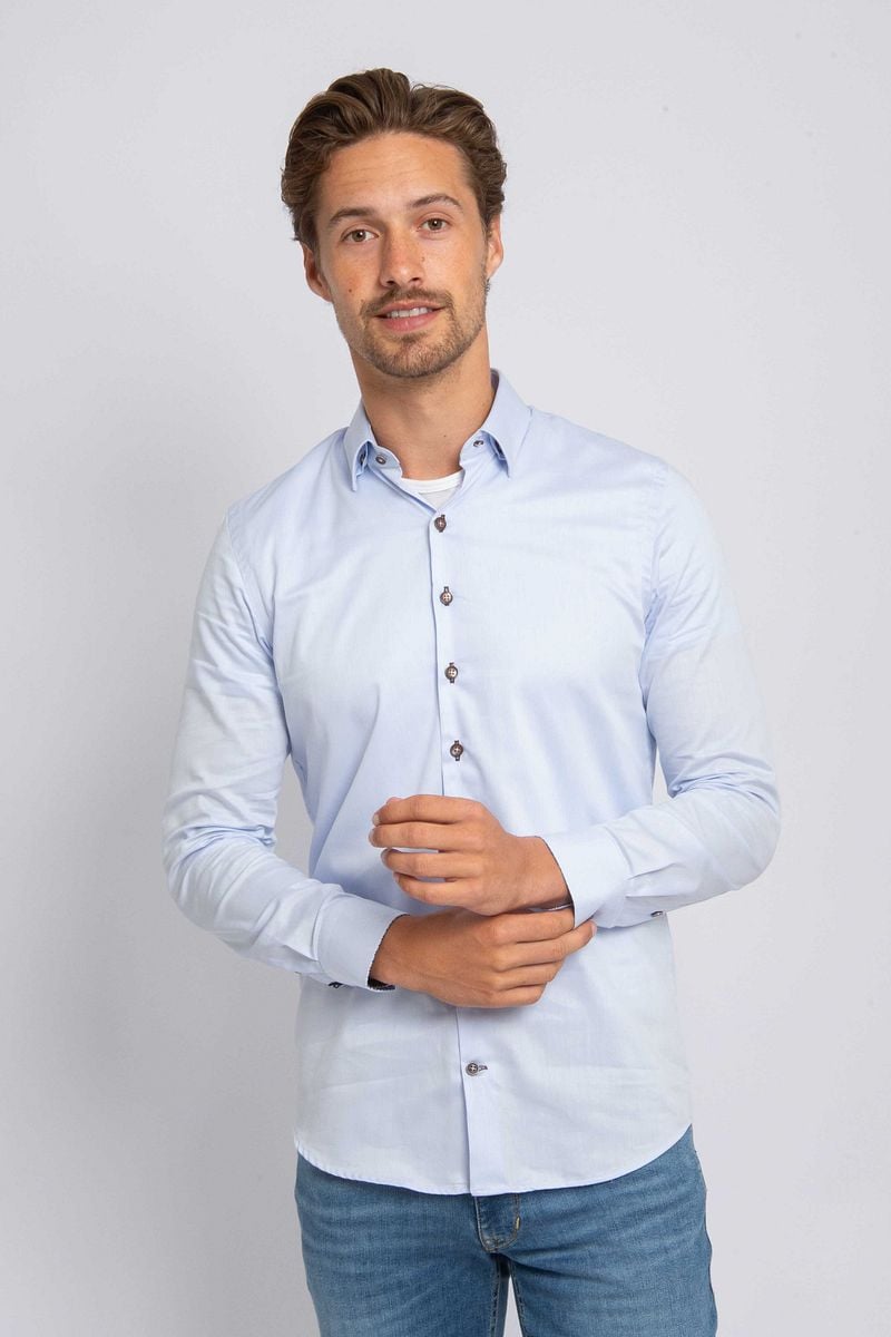 Suitable Twill Hemd Hellblau - Größe 39 günstig online kaufen