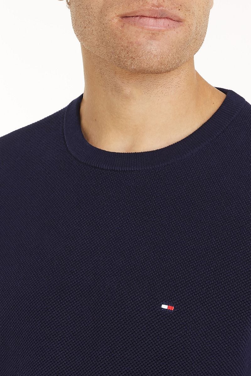 Tommy Hilfiger Sweater Essential Structure Navy - Größe XXL günstig online kaufen