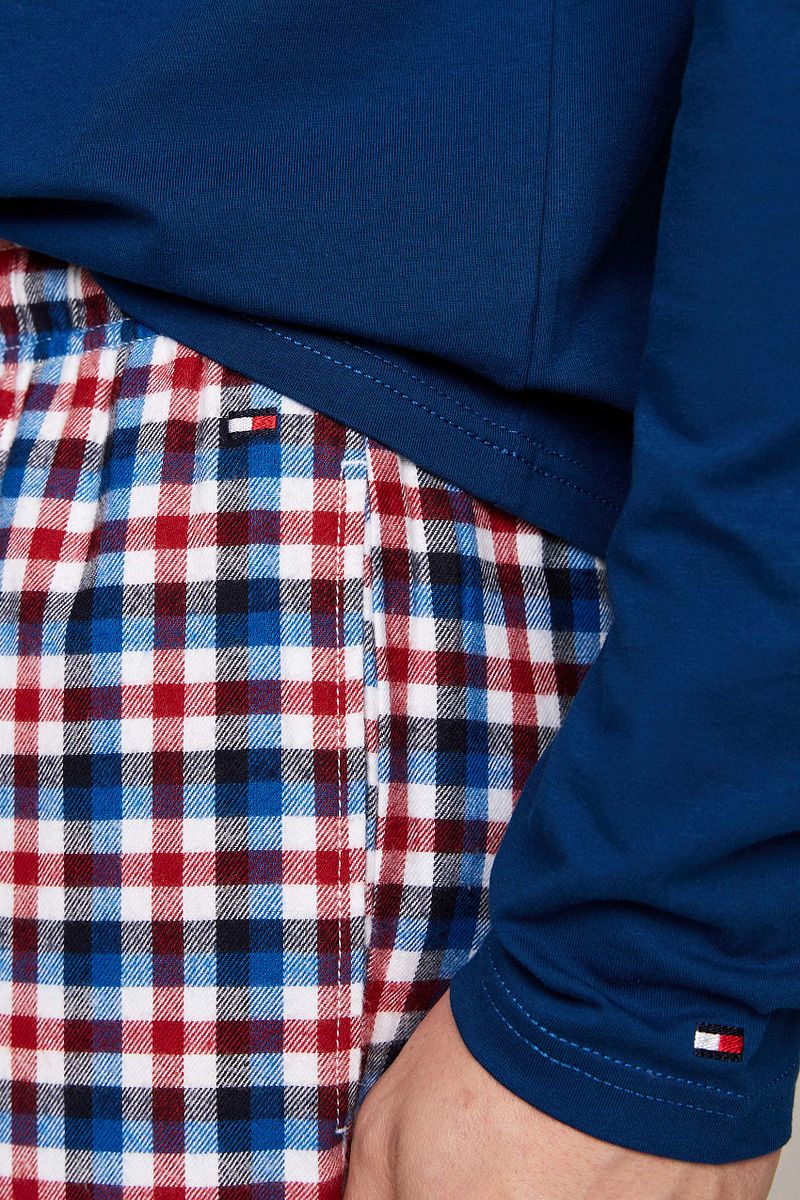 Tommy Hilfiger Pyjama Set Ruit Navy