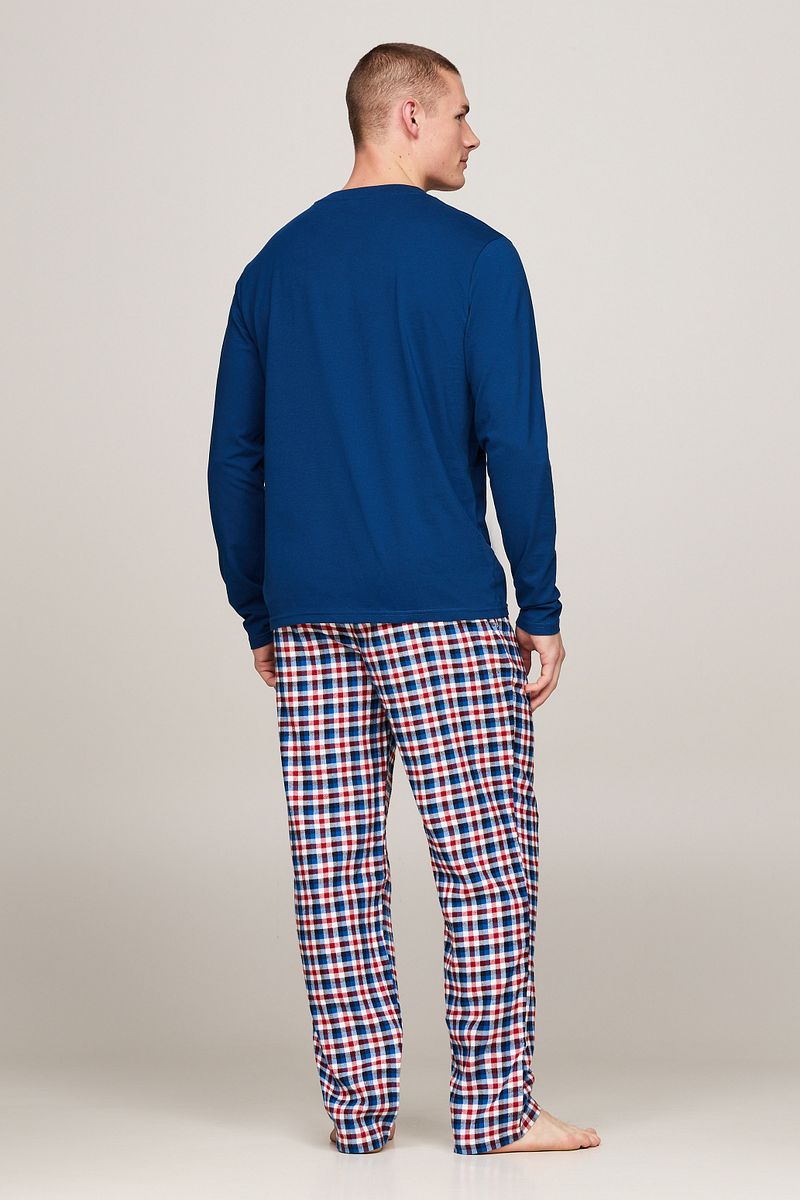 Tommy Hilfiger Pyjama Set Ruit Navy
