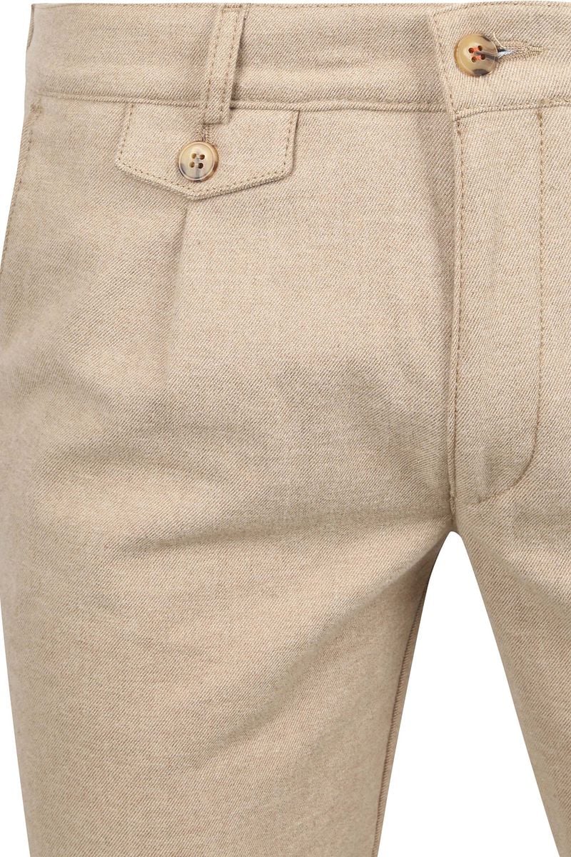 Suitable Chino Pico Pleat Flanel Sand - Größe 98 günstig online kaufen