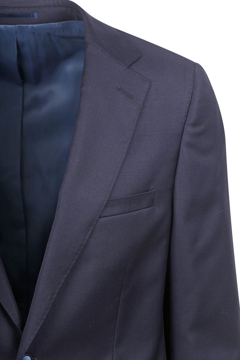 Suitable Kostuum Wol Navy