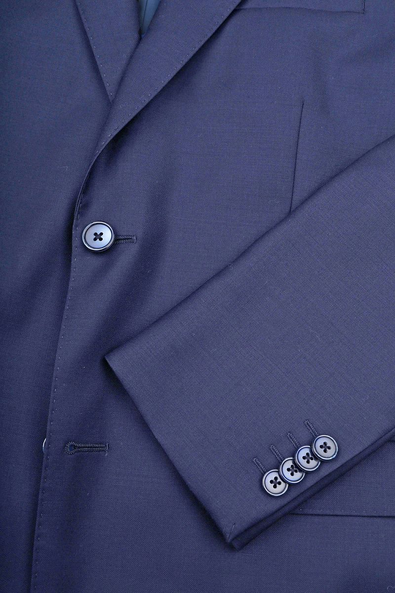 Suitable Kostuum Wol Royal Blauw