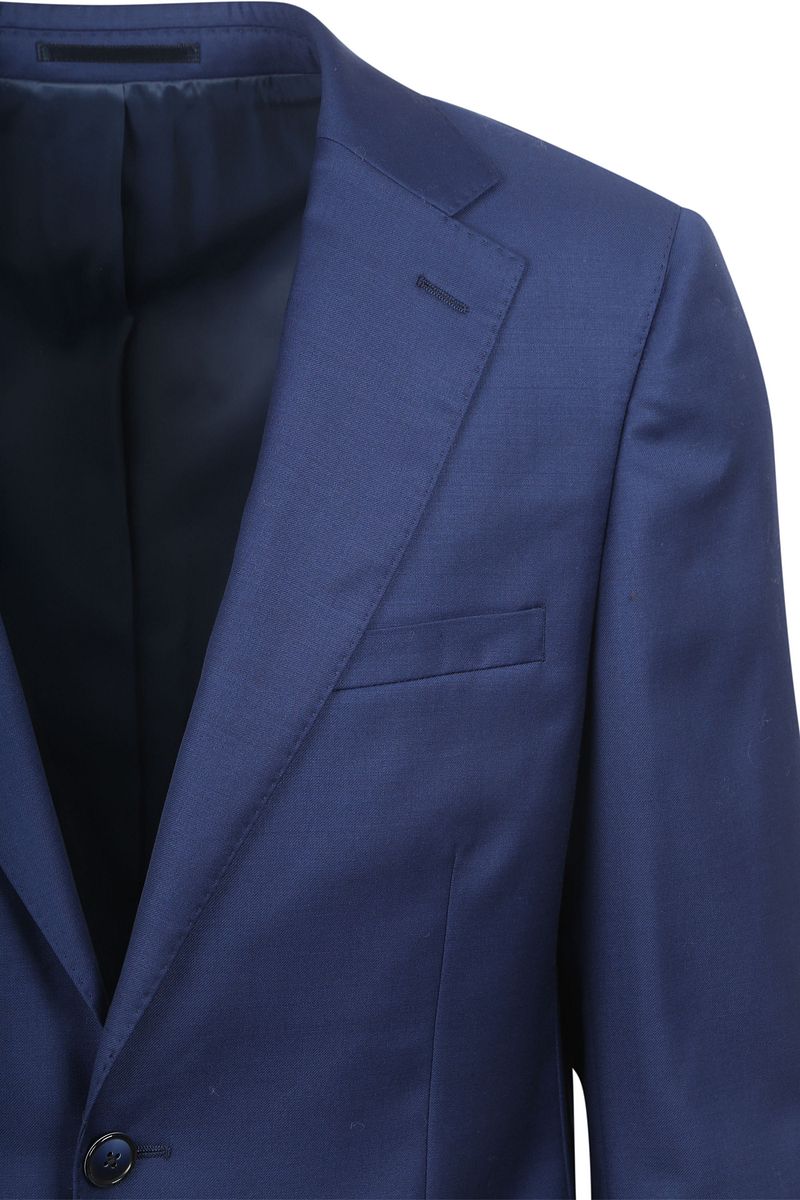 Suitable Kostuum Wol Royal Blauw