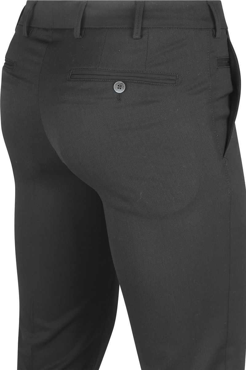 Meyer Chino Bonn Wol Blend Zwart