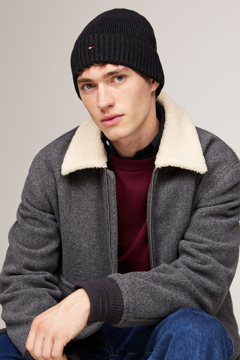 Tommy Hilfiger Knitted Muts Grijs