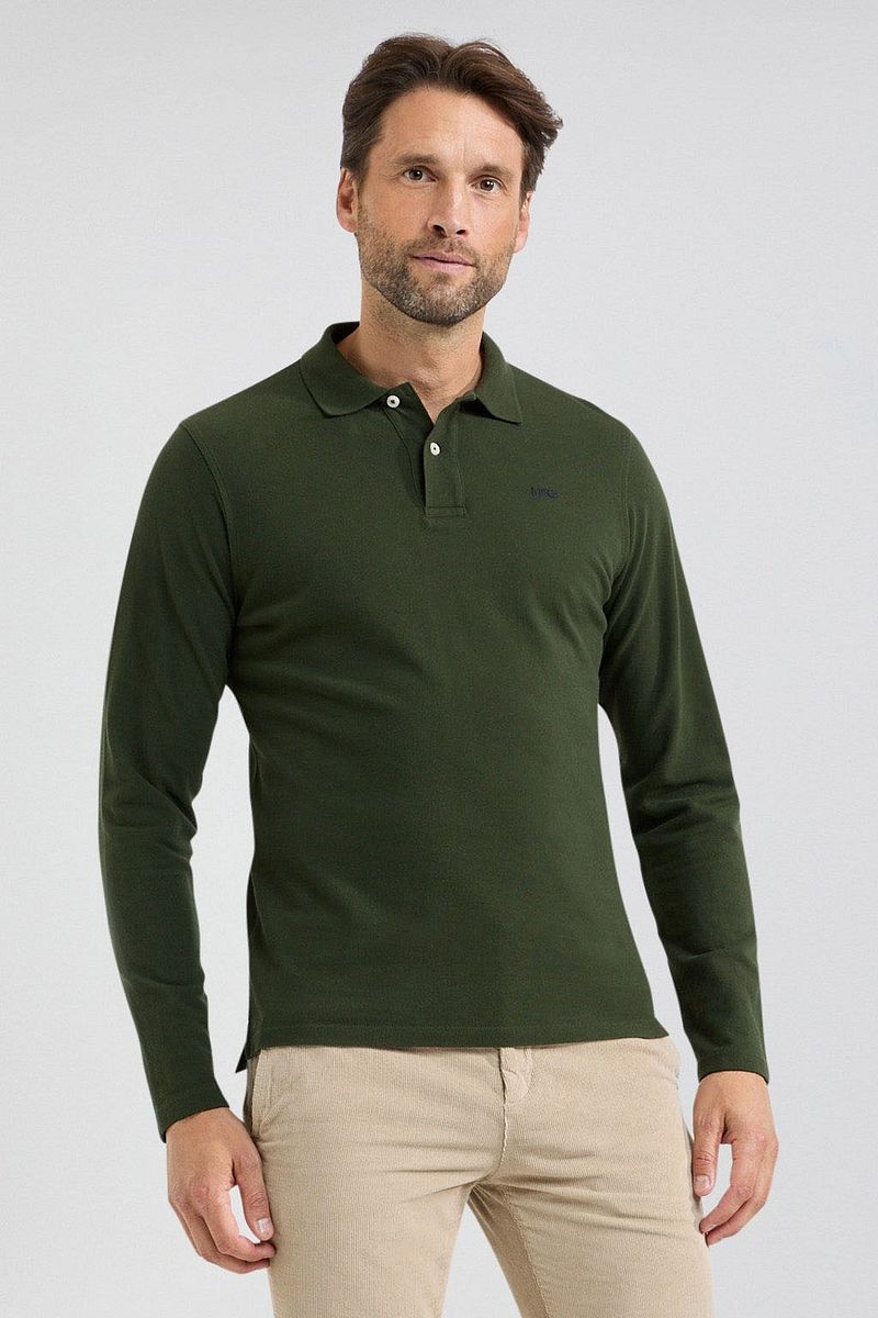 McGregor Long Sleeve Poloshirt Pine Groen