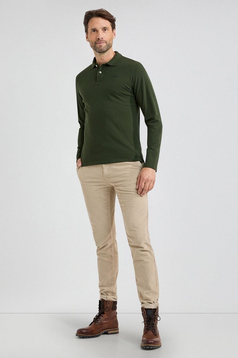 McGregor Long Sleeve Poloshirt Pine Groen