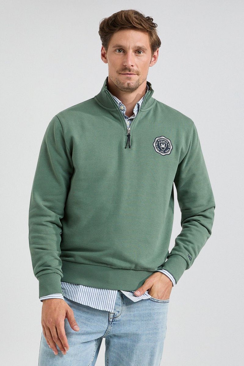 McGregor Half Zip Trui Groen