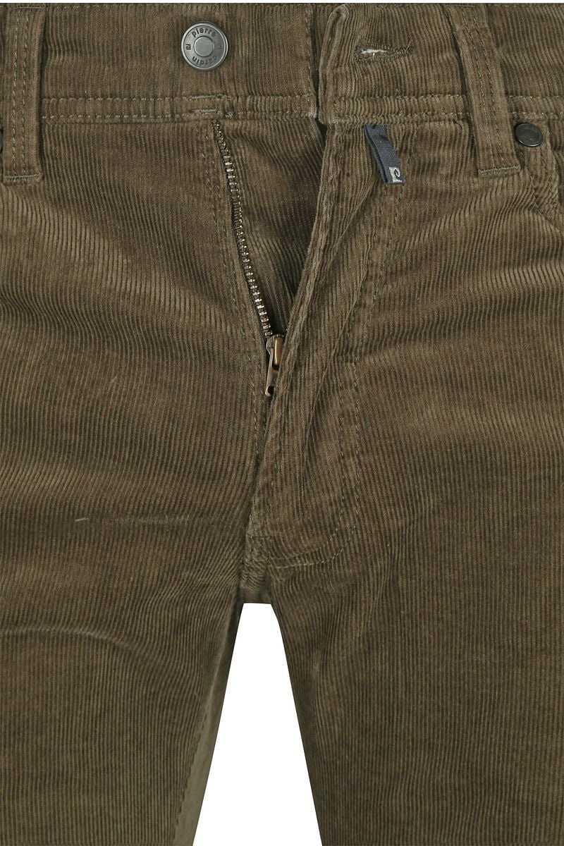 Pierre Cardin Trousers Lyon Future Flex Corduroy Olivgrün - Größe W 34 - L günstig online kaufen