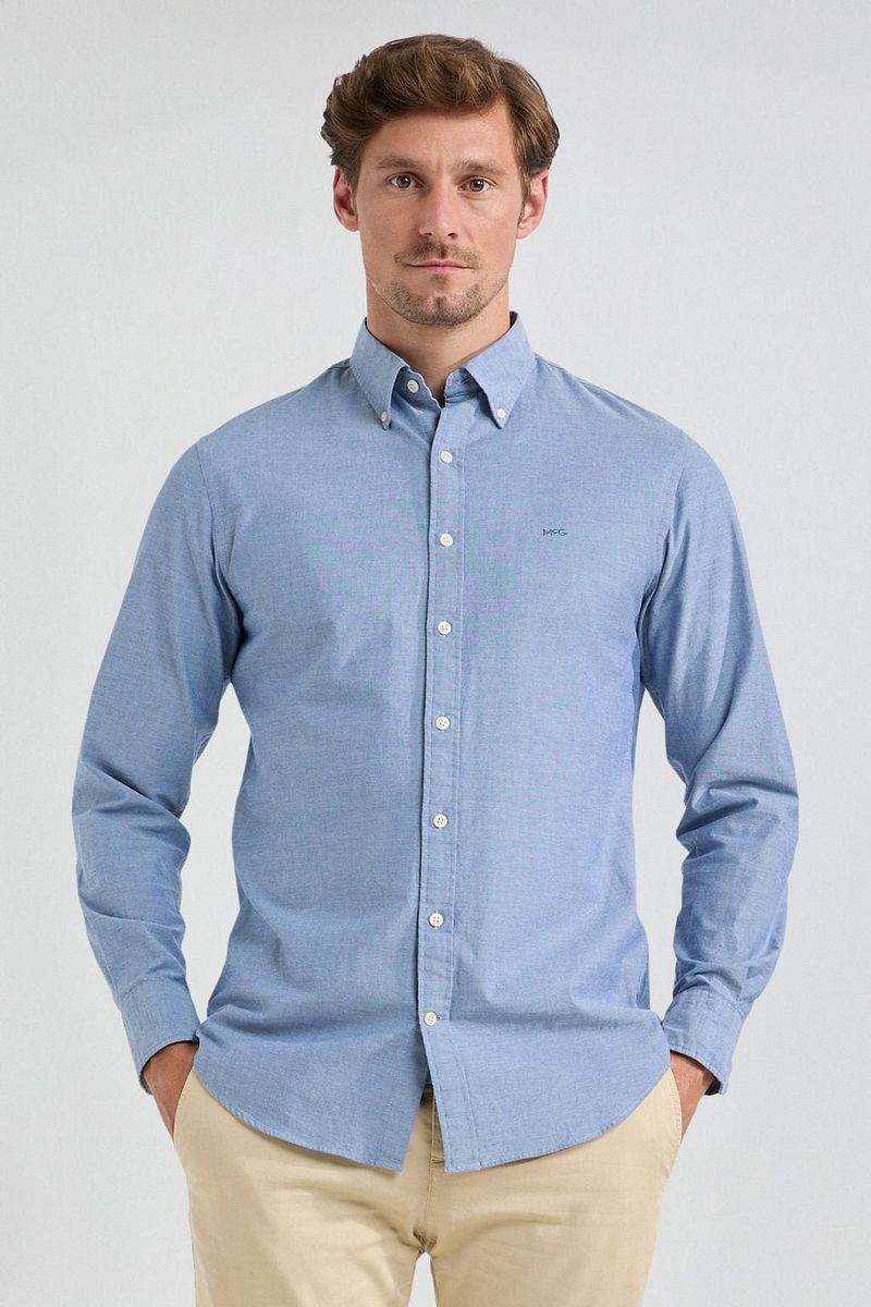 McGregor Overhemd Oxford Blauw