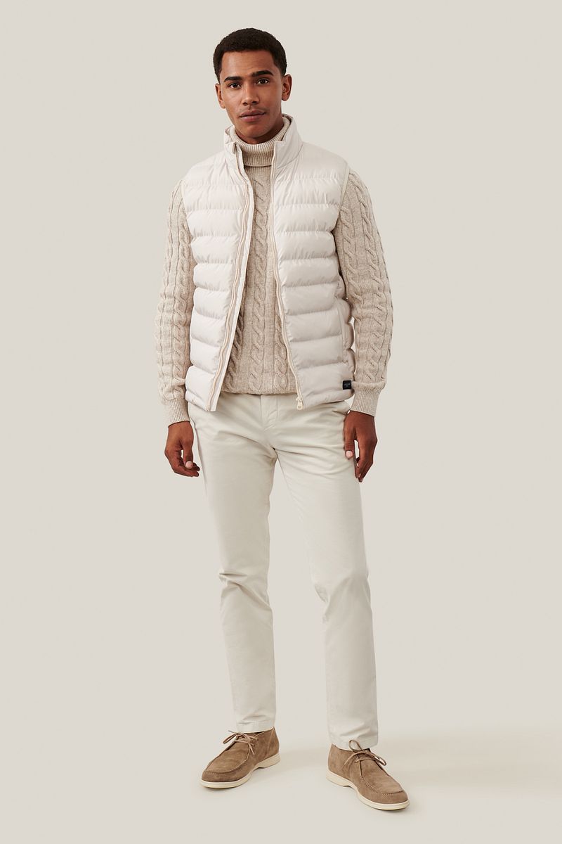 Cavallaro Napoli Cavallaro Riggio Bodywarmer Beige