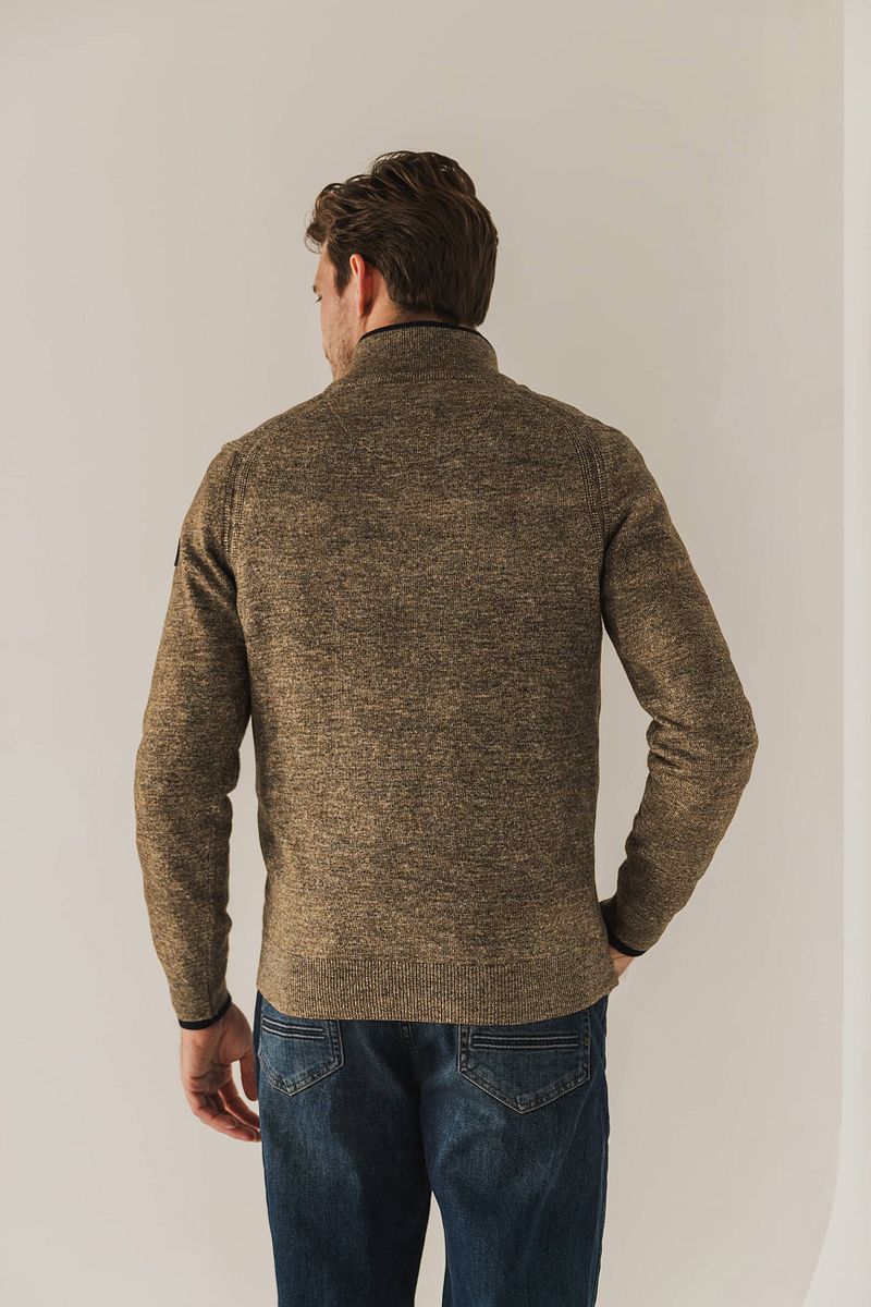 State of Art Half Zip Trui Geel