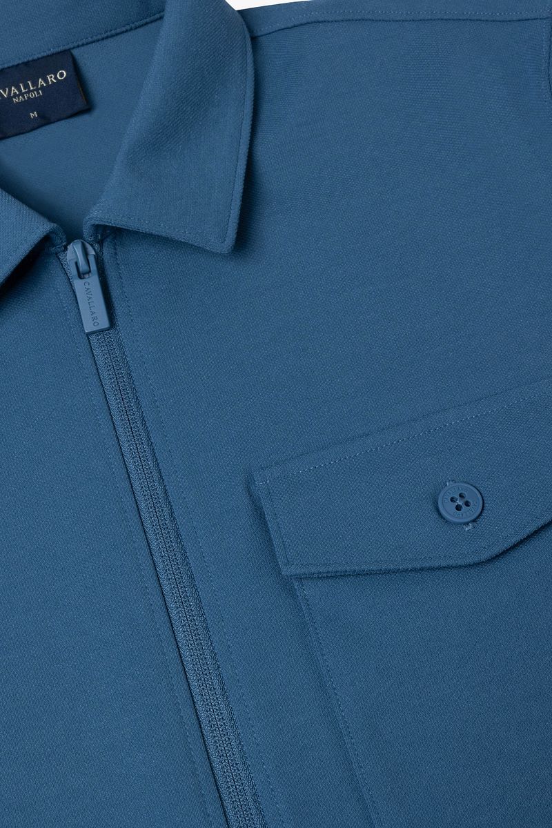 Cavallaro Napoli Cavallaro Zelo Overshirt Blauw