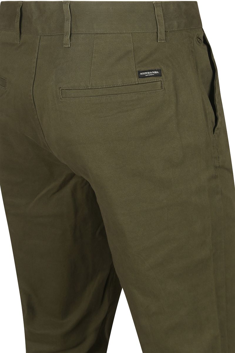 Scotch and Soda Chino Stuart Olijfgroen