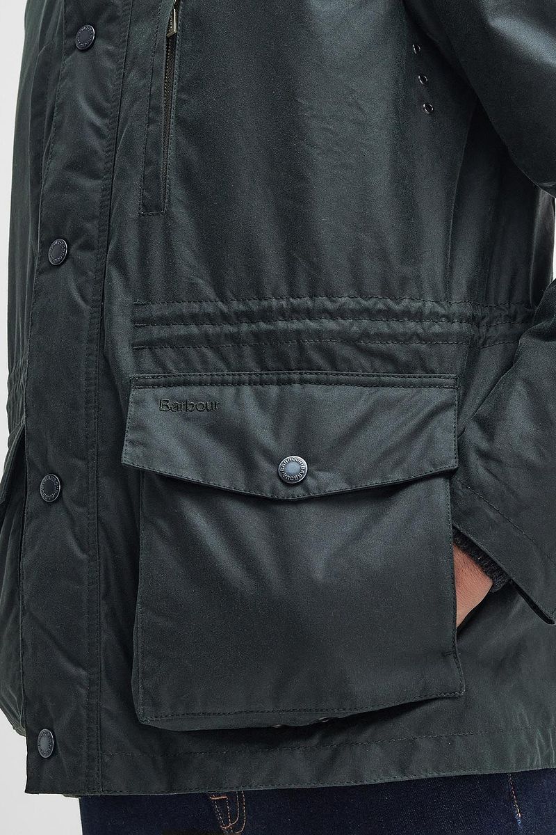 Barbour Falstone Wax Jas Donkergroen