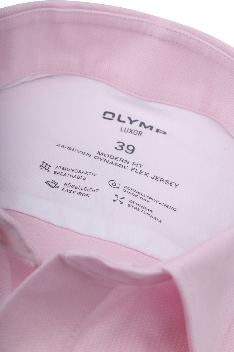 OLYMP Luxor Hemd 24/Seven Rosa - Größe 44 günstig online kaufen