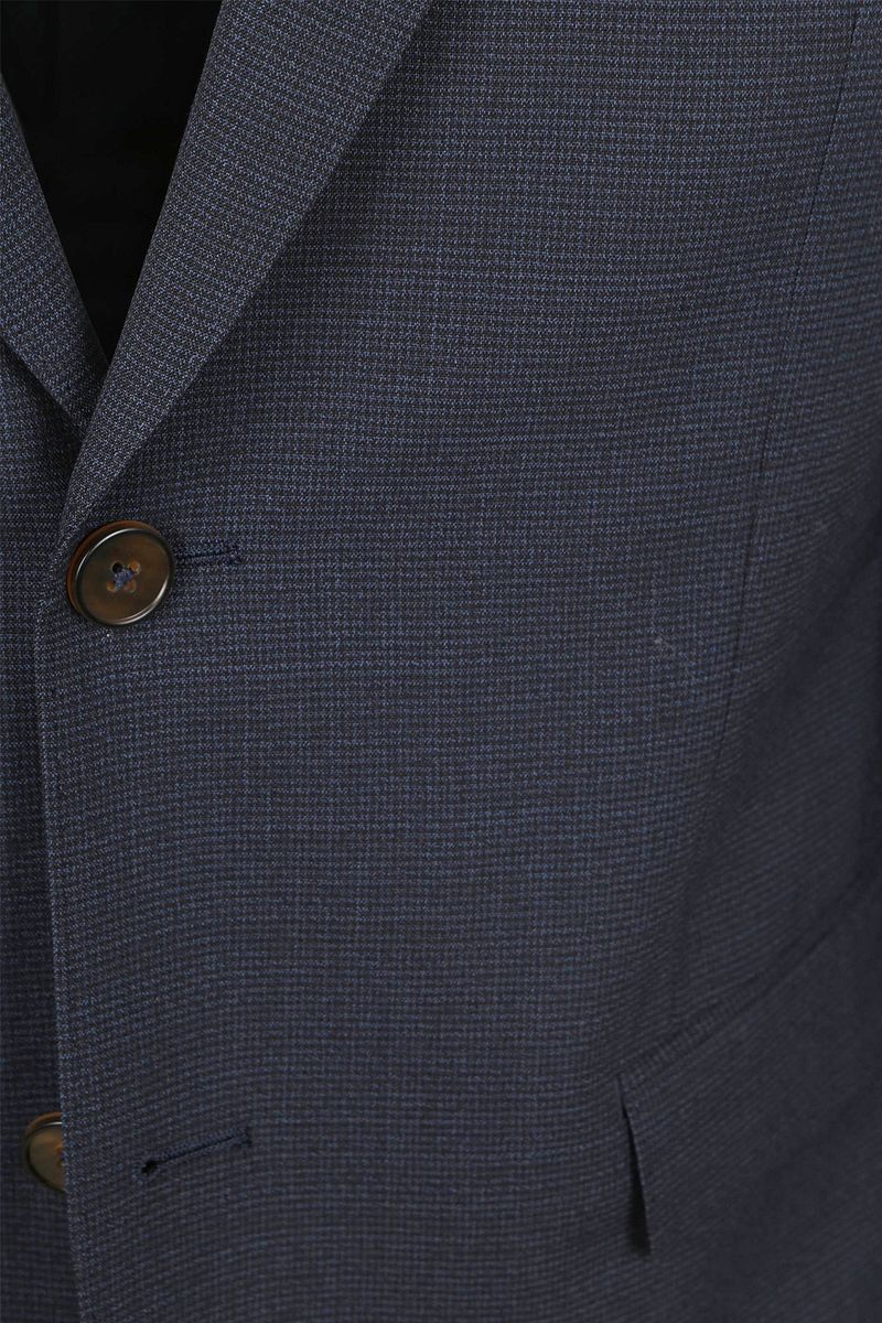 Suitable Strato Pied De Poule Kostuum Wol Navy