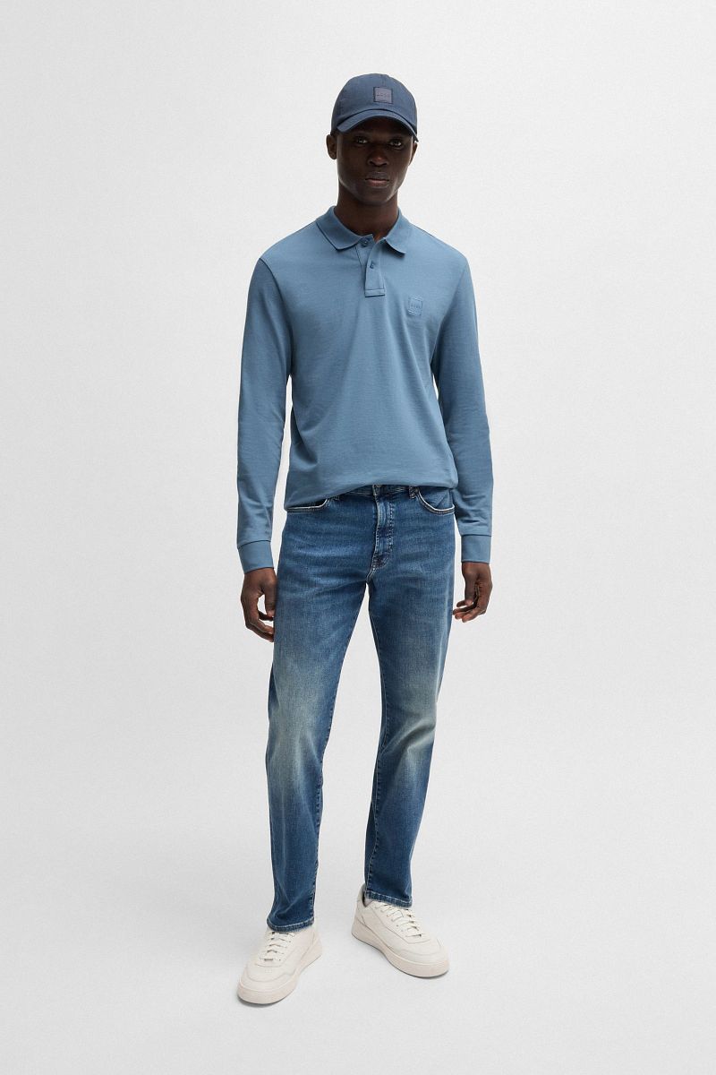 Boss Passerby Polo Lichtblauw