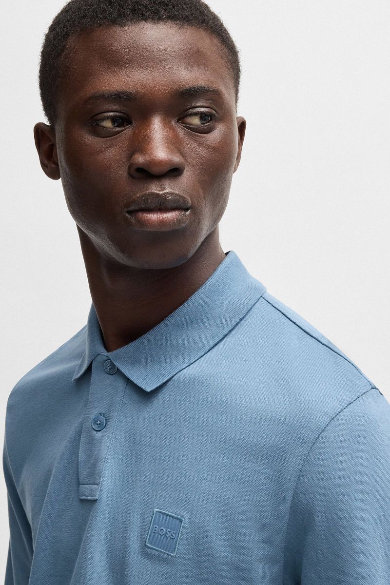Boss Passerby Polo Lichtblauw