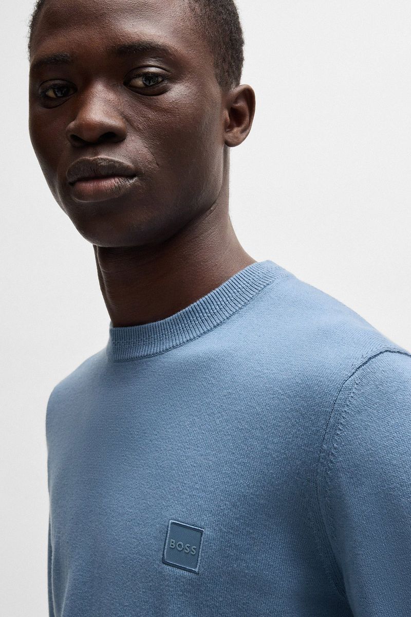 Boss Pullover Kanovano Lichtblauw