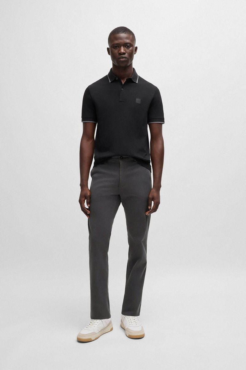 BOSS Chino Slim Anthrazit - Größe W 33 - L 32 günstig online kaufen