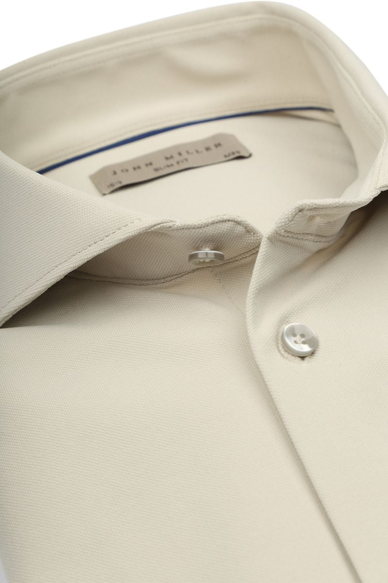 John Miller Hemd Hyperstretch Beige - Größe 40 günstig online kaufen