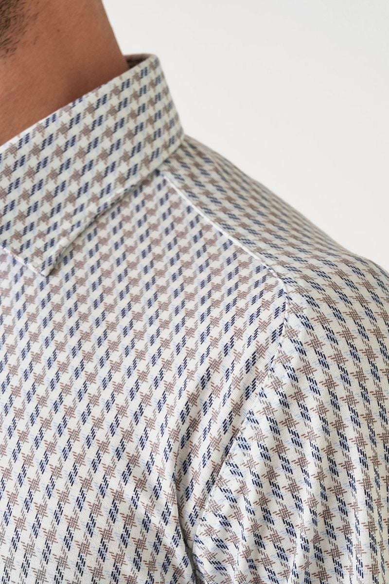DESOTO Hemd Timeless Elegance Druck Greige - Größe S günstig online kaufen