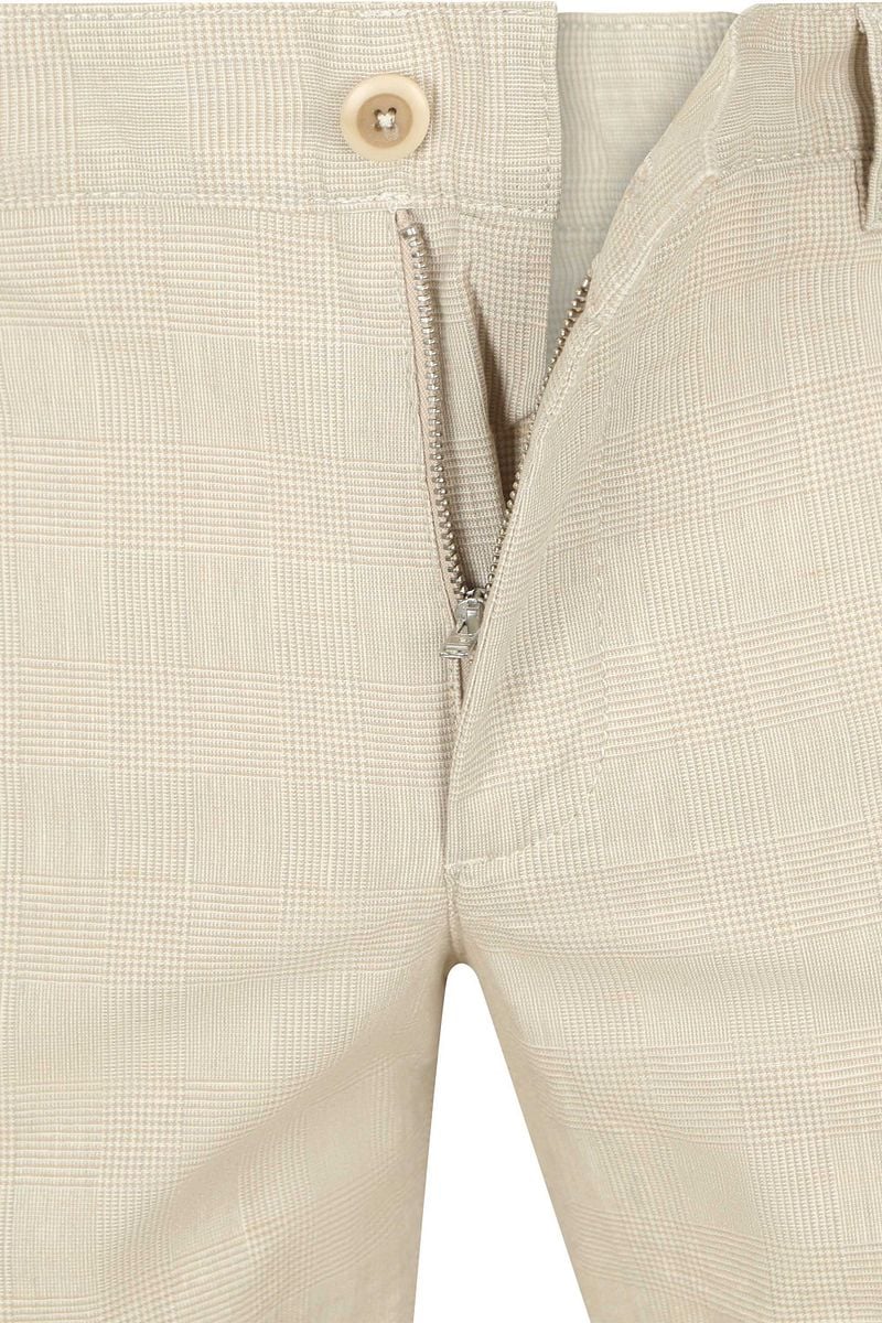 Alberto Lou Chinohose Mix Leinen Beige - Größe W 36 - L 32 günstig online kaufen
