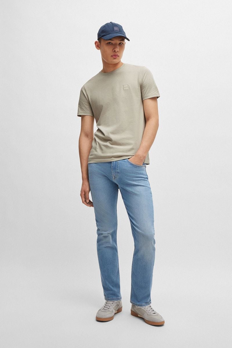 BOSS T-shirt Tales Beige - Größe S günstig online kaufen