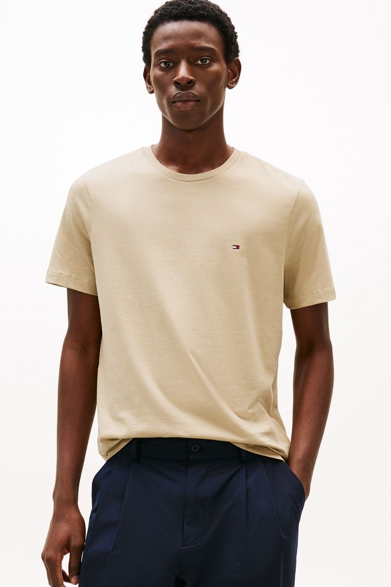 Tommy Hilfiger T-shirt Essential Beige - Größe XL günstig online kaufen