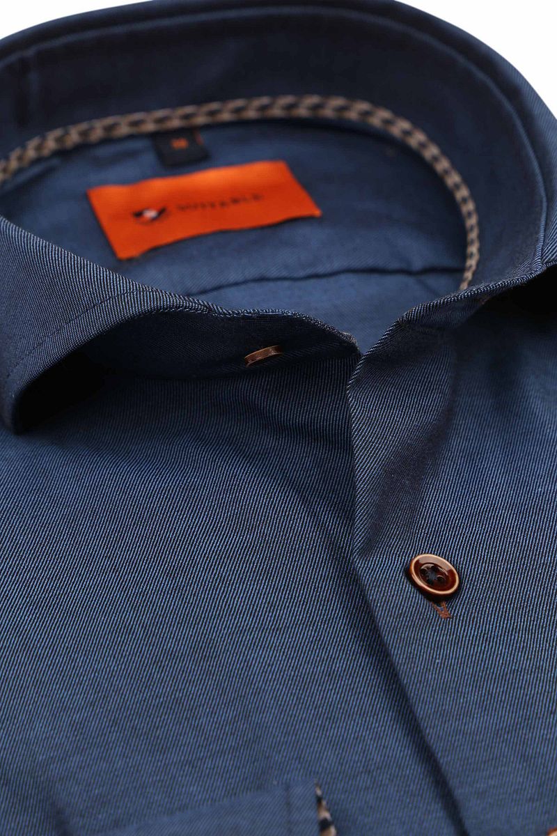 Suitable Twill Hemd Indigoblau - Größe 43 günstig online kaufen