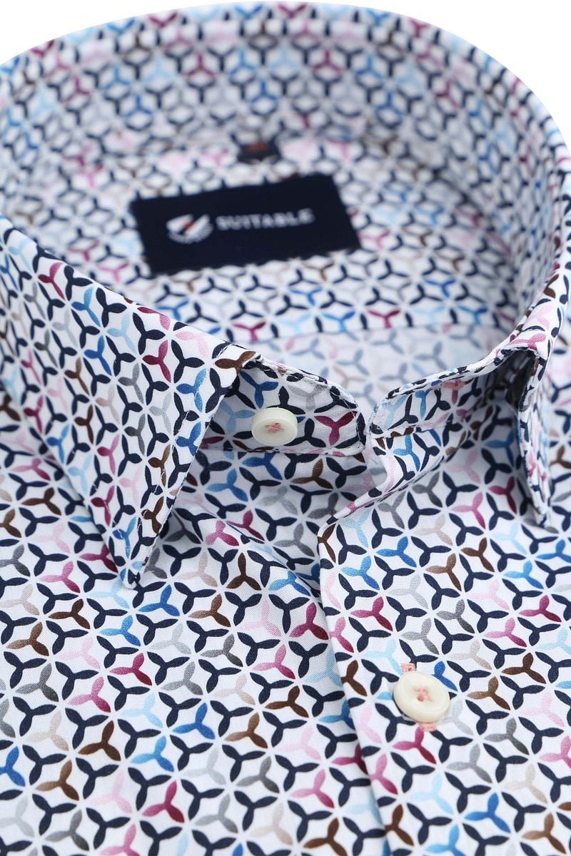 Suitable Hemd Print Mehrfarbig - Größe 39 günstig online kaufen