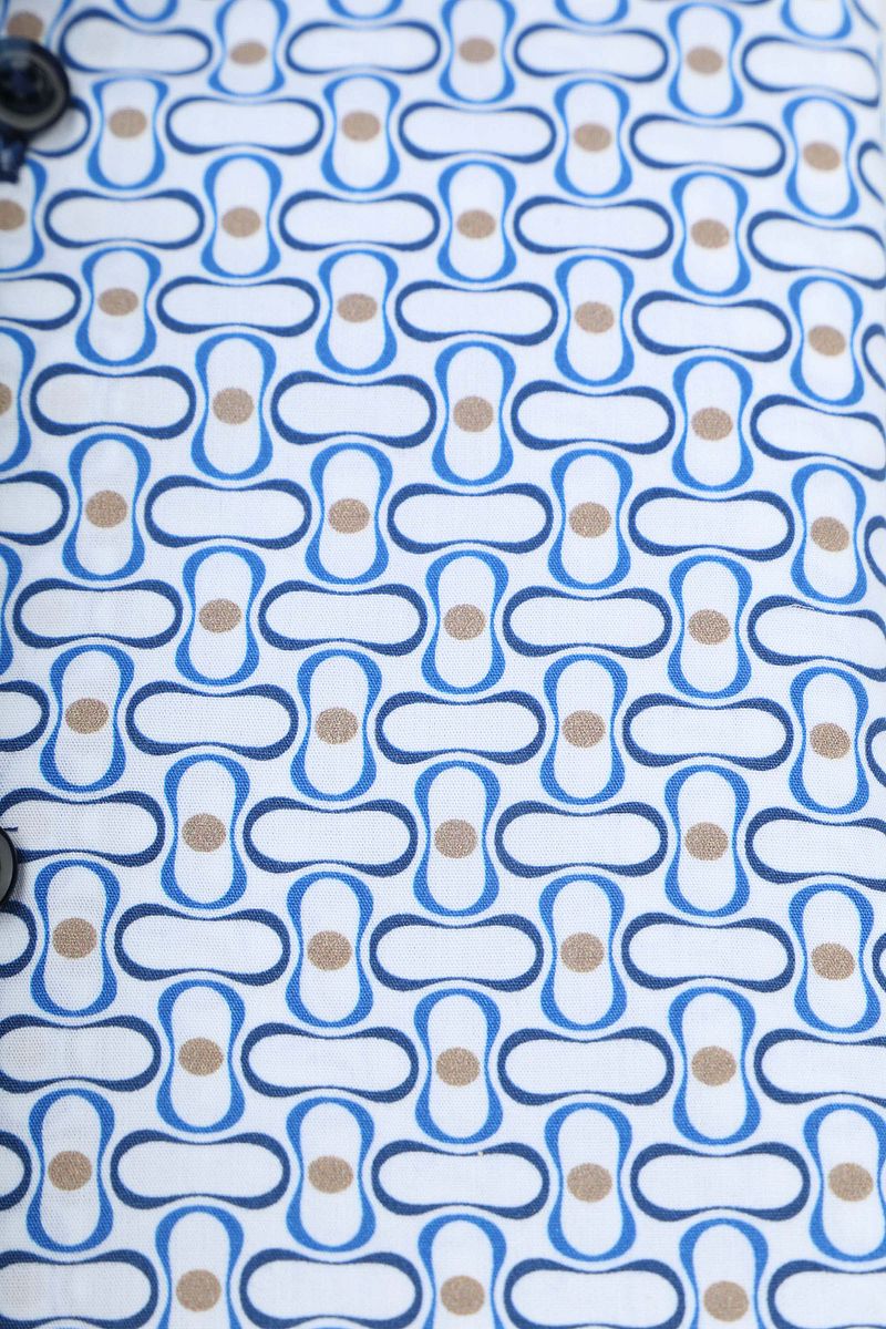 Blue Industry Hemd Druck Blau  - Größe 38 günstig online kaufen