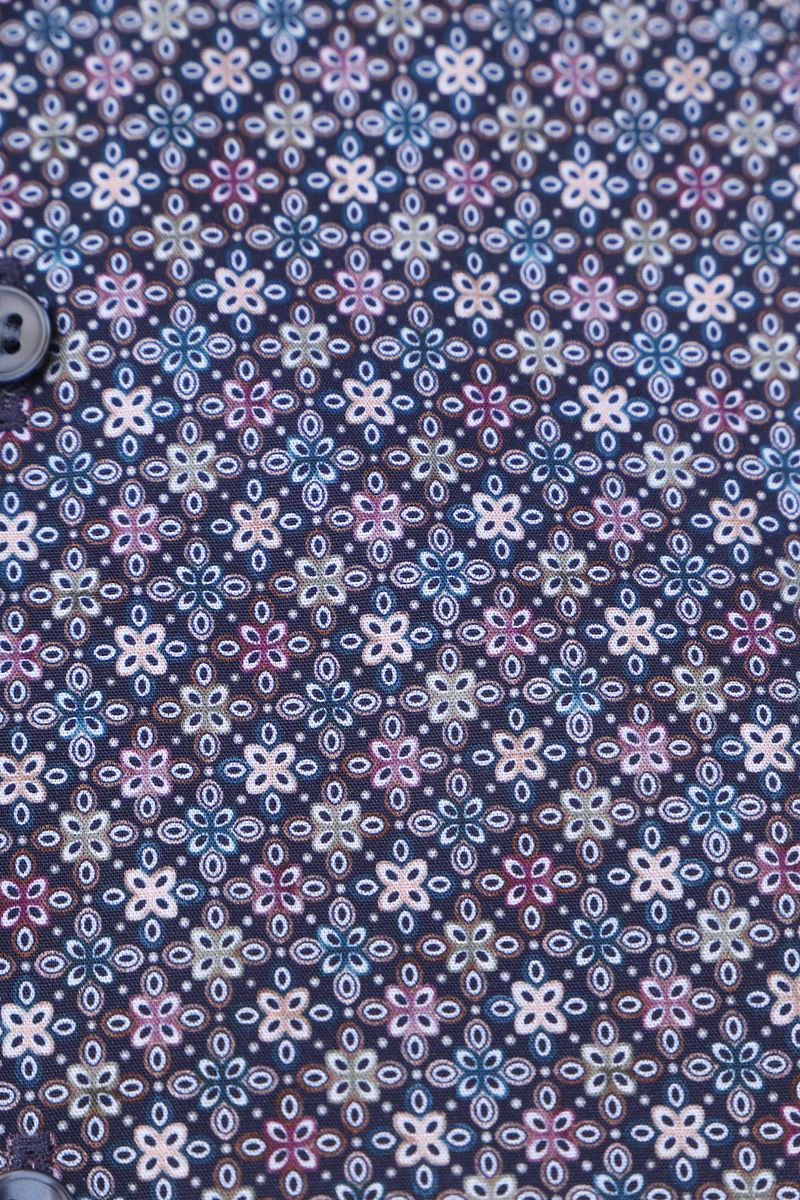 OLYMP Level 5 Hemd Druck Blau - Größe 37 günstig online kaufen