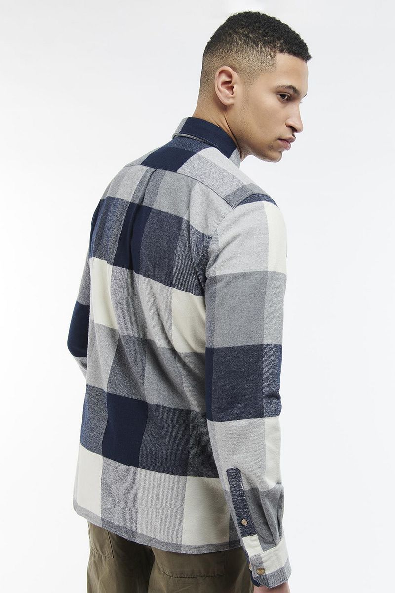 Barbour Alberta Hemd Karo Blau - Größe L günstig online kaufen