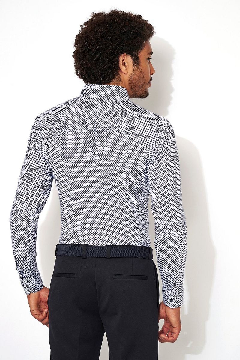 DESOTO Businesshemd Jerseyhemd Casual Kent langarm günstig online kaufen